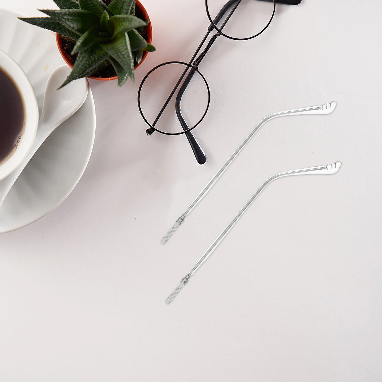 

1mm Single Tooth Metal Eyeglass Arms Black Glasses Accessories Sunglasses Frame Repair Kit Durability