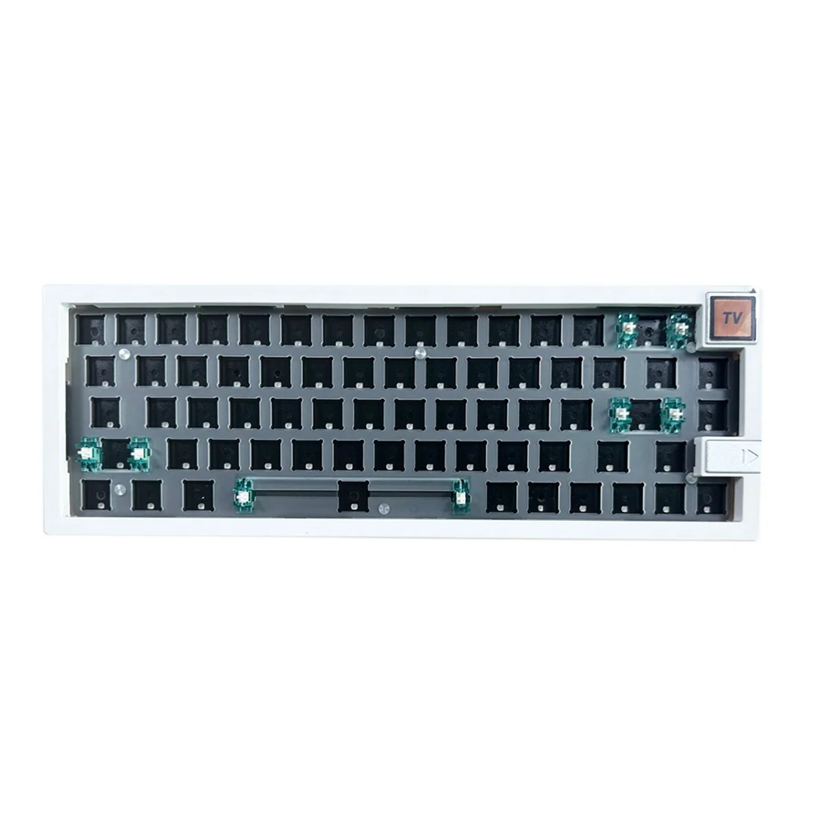 GMK67-S Gaming Mechanical Keyboard KIT Wireless Bluetooth Display Screen Gasket Hotswap RGB Gamers Custom Kit White