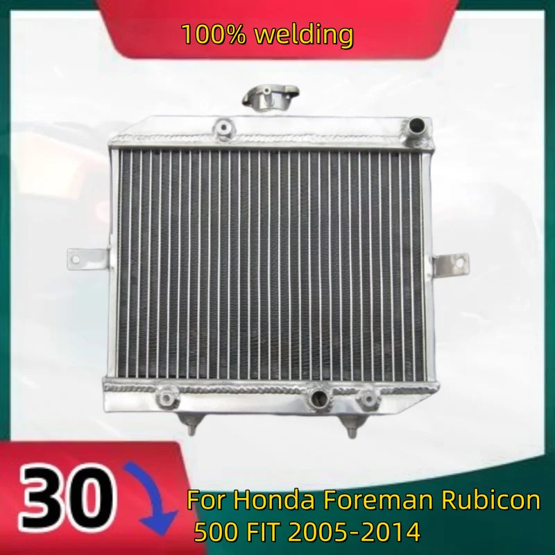 

For Honda Foreman Rubicon 500 FIT 2005-2014 Aluminum Radiator Cooler 2005 2006 2007 2008 2009 2010 2011 2012 2013