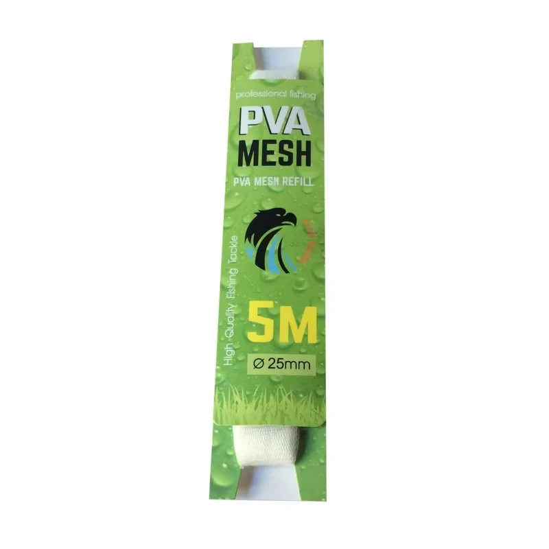 5M Mesh Wateroplosbare Vissen Nest 18/25/37/44Mm Milieu Karpervissen Feeder Europese vissen Accessoires