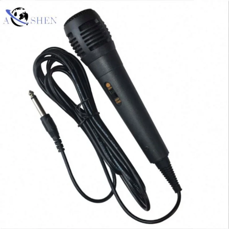 Professional Factory OEM Mini Dynamic Microphone Wired mic For Speaker Cheapest Price Bulk Sale for home party Karaoke kids