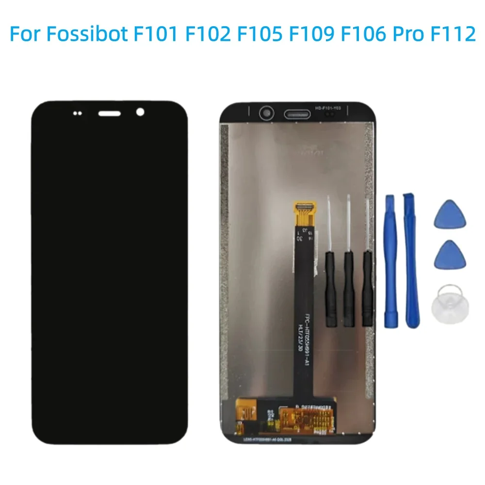 New LCD Display For Fossibot F101 F102 F105 F109 F106 Pro F112 Cell Phone Screen Assembly Digitizer Glass Display