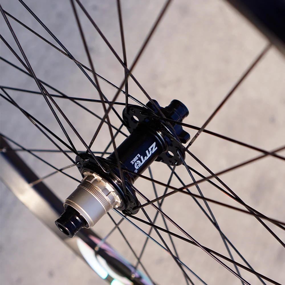 

Air Shipping ZTTO MTB E-Bike Enduro Tubeless Wheelset 29 27.5 Wheel Steel Shaft Freehub 35mm Wide Rim 148 Boost Hub Thru Axle