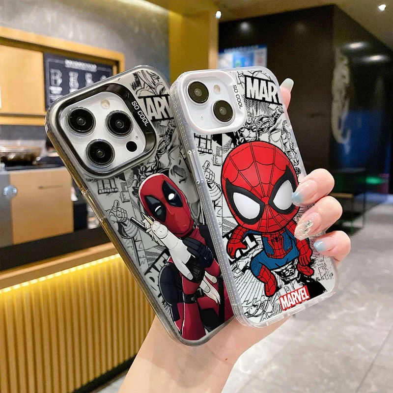 Handyhülle für OnePlus Nord 4 Nord4 5G 3 2 8T Nord CE 2 3 4 Lite Cover Cool Marvel Spider Man Deadpool Matte Armor