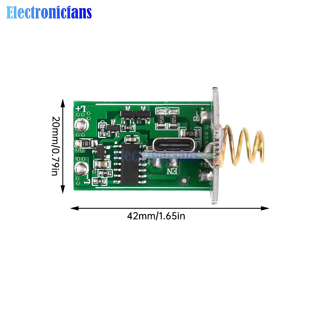 6-8.4V Dual Lithium Driver Board For Two 18650 or 26650 Batteries For Flashlight Accessories Center Switch