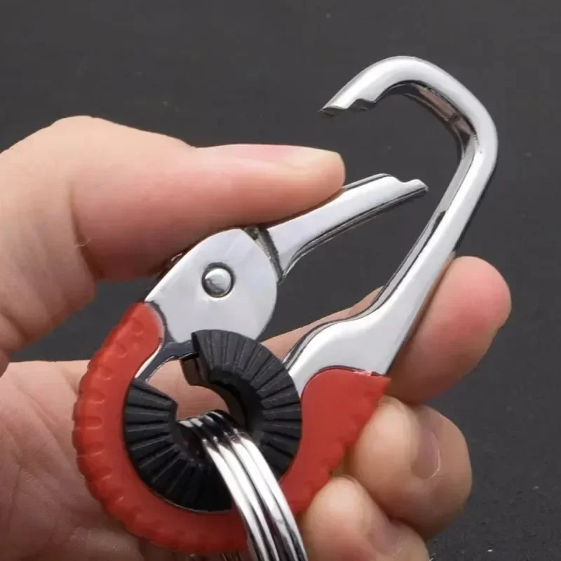 1/3pcs Car Keychains Outdoor Buckle Rock Climbing Keychain Stainless Steel High Quality Key Ring Keys Chain Hooks Gifts