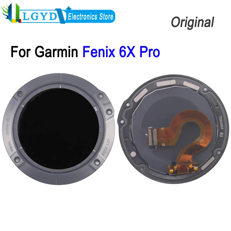 

1.4-inch LCD Display Screen For Garmin Fenix 6X Pro, Watch Screen Repair Replacement Spare Part