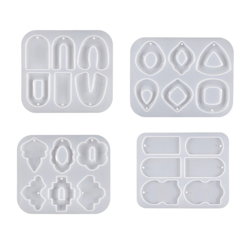 Versatile DIY Jewelry Making Silicone Moulds Flower and Leaf Pendant Resin Mold