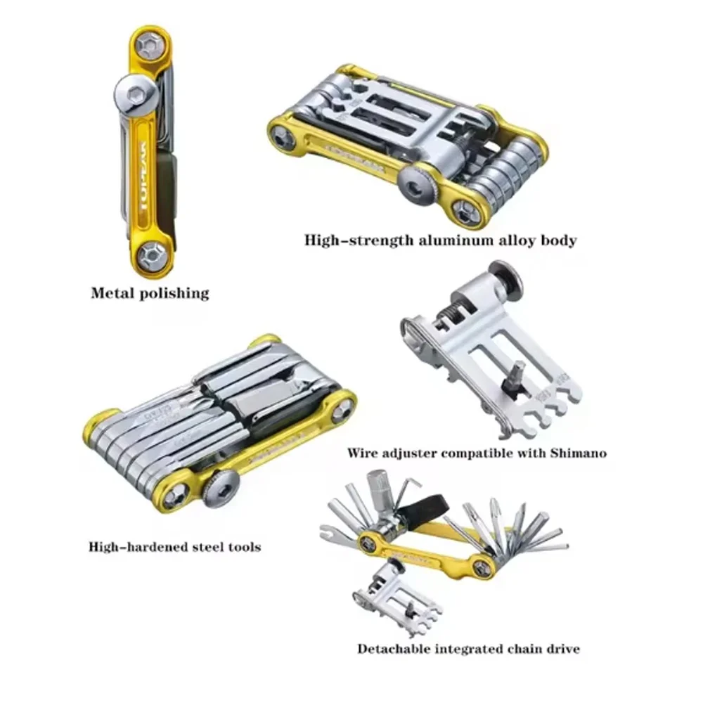 

Bicycle Multi Tool Chain Splitter Cutter Multifunction For MTB Mountain Road Bike Wrench Screwdriver Repair Multitool