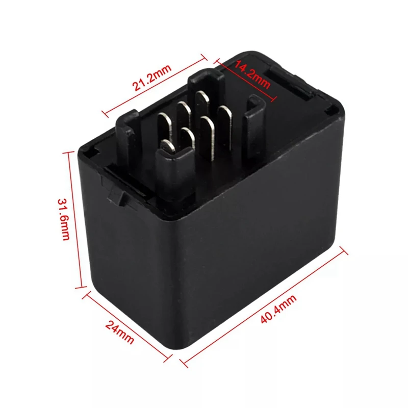 For Suzuki GSXR SV DL Light Turn Signal Flash Controller 7 Pin LED Flasher Relay 38610-03F00, 38610-05H00, FE249JR