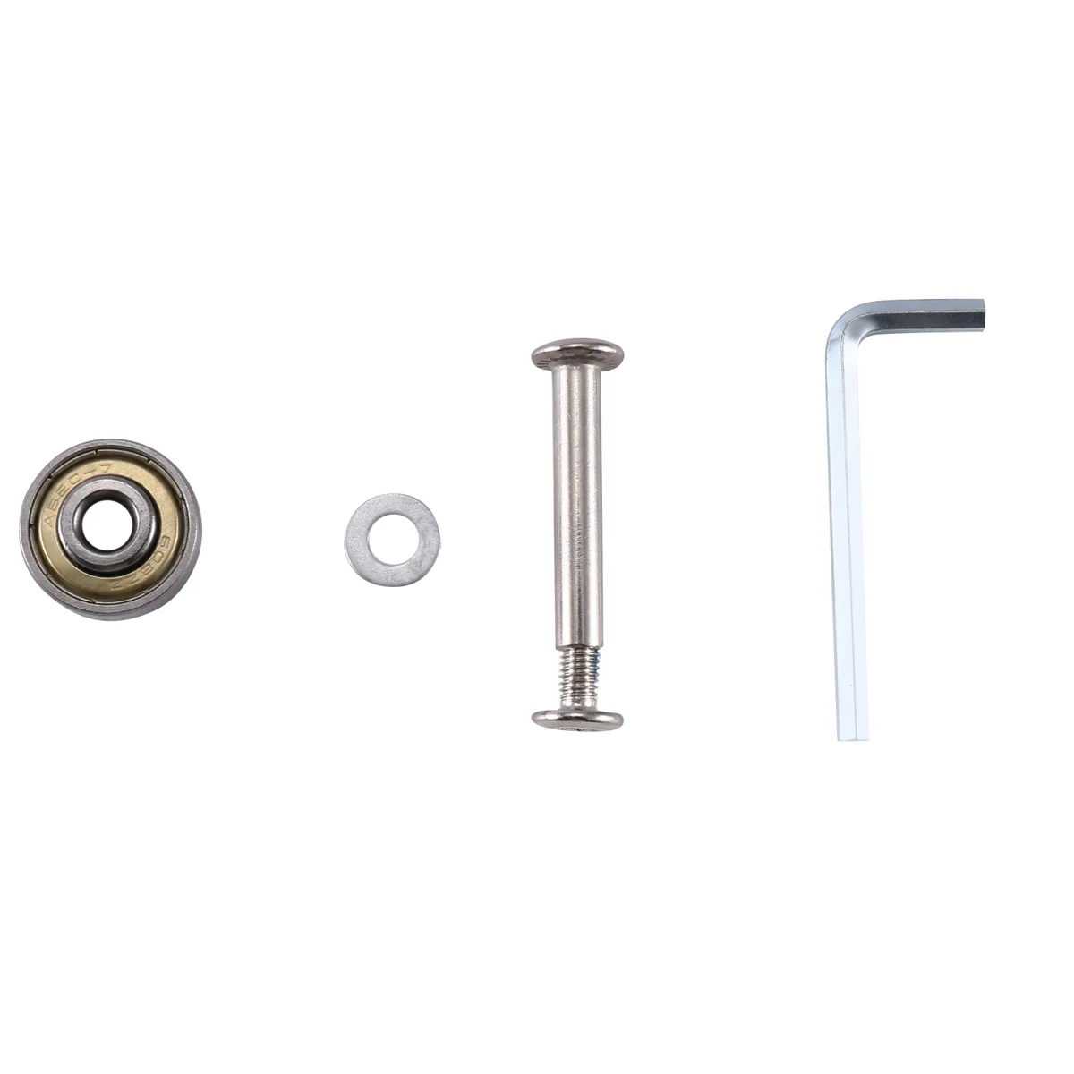 Комплект для замены колес чемодана ABQR 60x18 мм, экологически чистые подшипники из углеродистой стали из искусственной кожи, ремонтный чемодан, черный