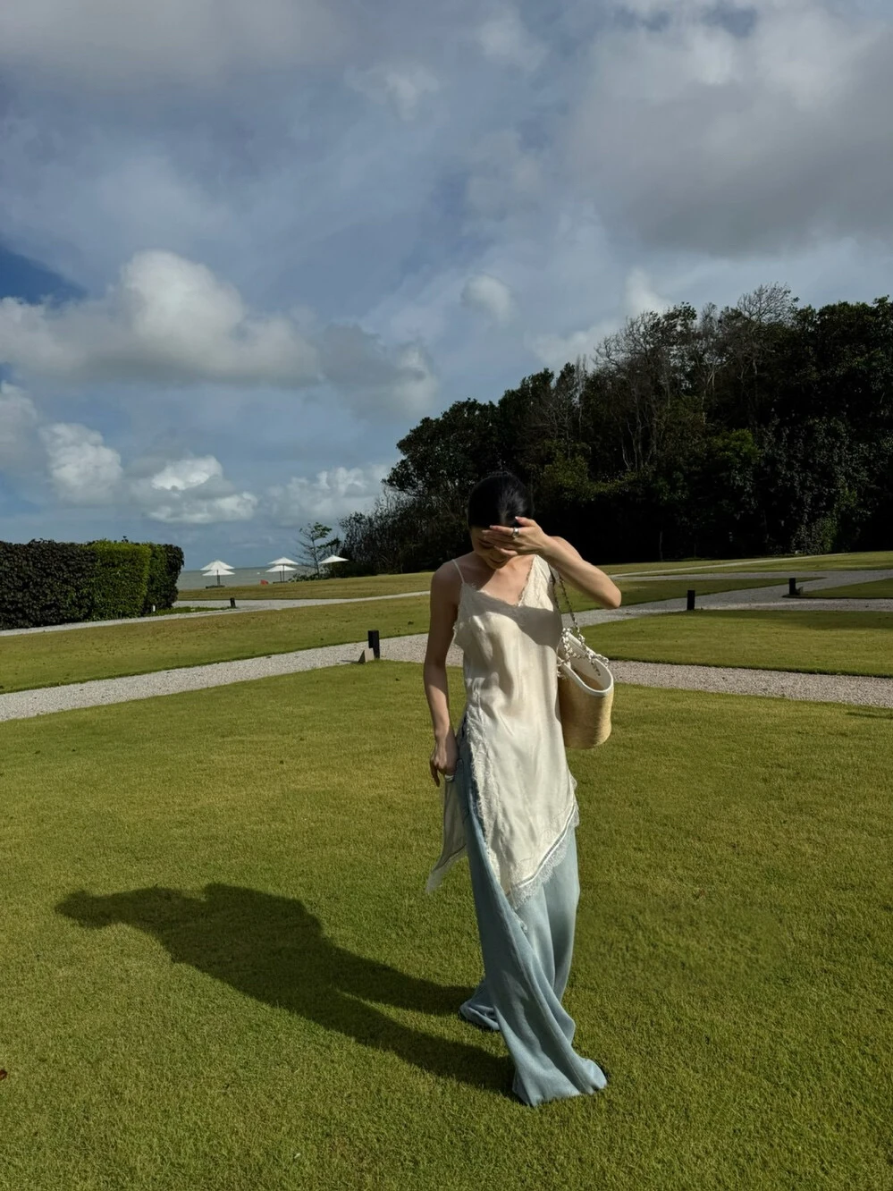 

Ele Spring Summer Lace Patchwork Women's Tank Top Slimming Beautiful Casual Sle V-ne Mid-length Breathable