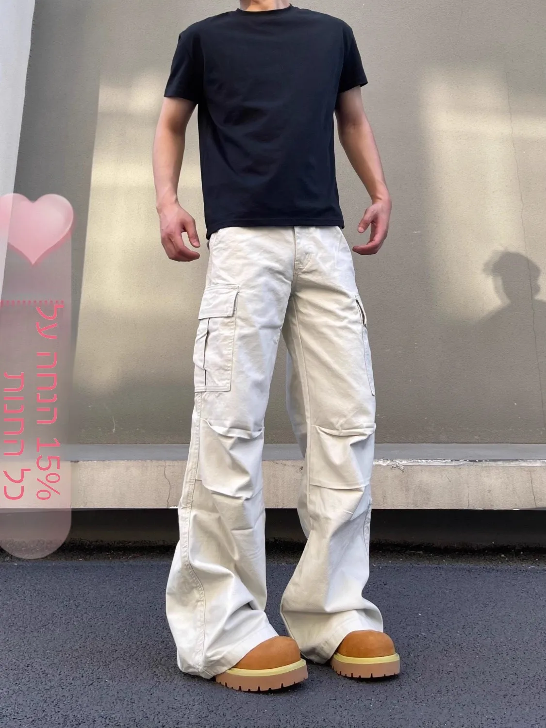 

American Retro Multi-ket Work Pants Loose Casual Wide Leg Pants for Men And Women High Street Sle Couple's Long Trousers