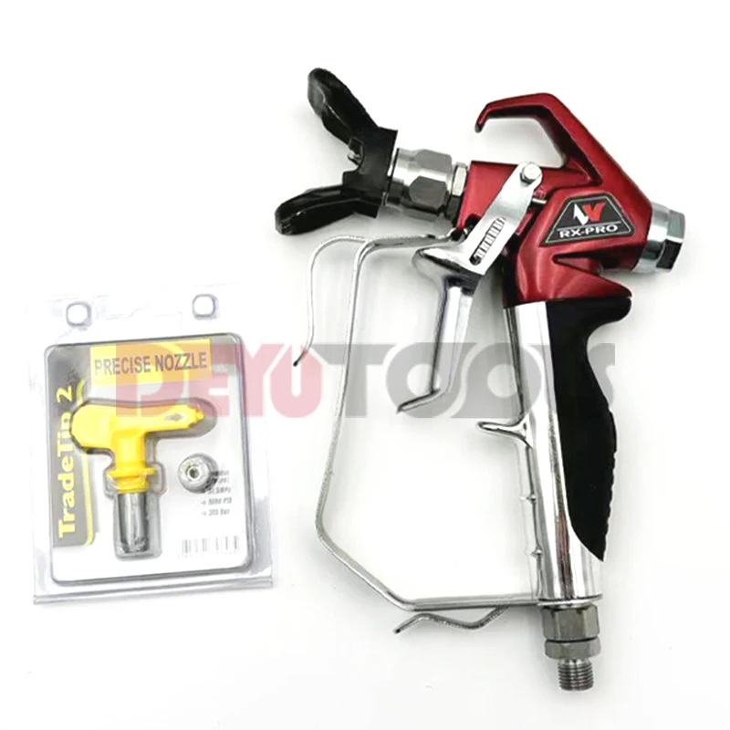 Imagem -02 - Airless Máquina de Pulverização Revestimento de Pintura de Látex Pistola de Pulverização Universal Completa Bocal de Pistola de Pulverização Acessórios