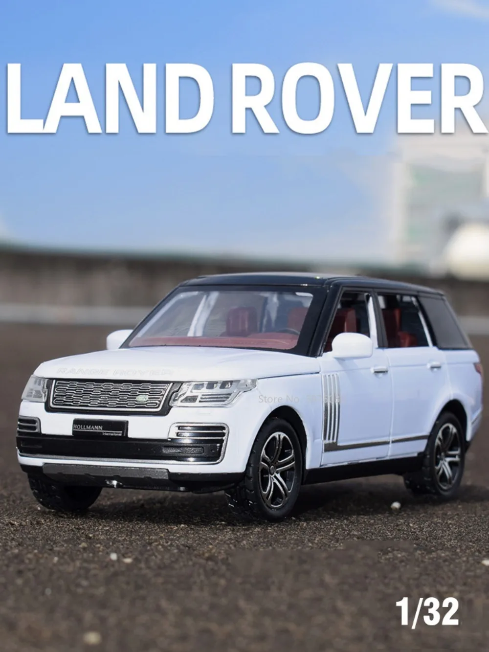 

Коллекция 1/32 года, Land Rover, модель автомобиля, литая модель автомобиля, со звуком, заднее колесо, функция оттяжки, игрушечный автомобиль, подарки на день рождения