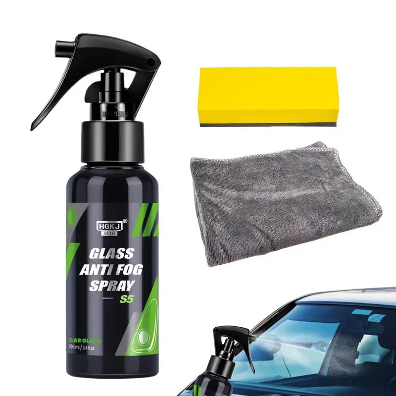 Car Antifog Agent Multifunctional Invisible Glass Cleaner Spray Longlasting Effective Defogger For Swimming Goggles Diving