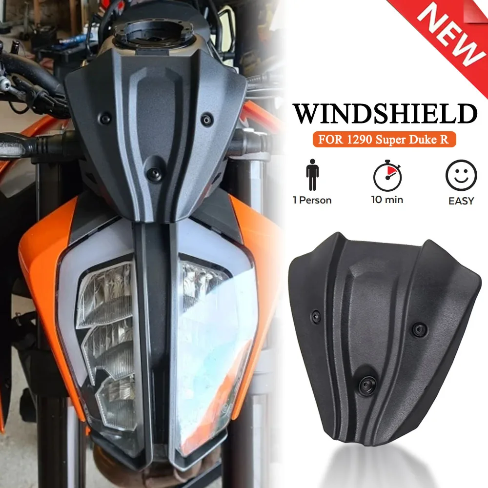 

NEW For 1290 Super Duke R 1290 SuperDuke R RR 2020 2021 2022 2023 Motorcycle Front Windshield Windscreen Airflow Wind Deflector