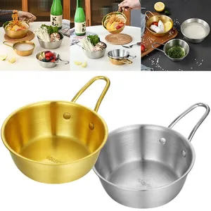 Bir Kase Pirinç Şarabı, Yuvarlak, Saplı, Soslu Kase, Yemek, Ev, Paslanmaz Çelik, Bardaklar, Tabaklar, Çatal Bıçak takımı, Pişirme Kapları, 8 en çok satan, fincan paslanmaz çelik-no. 1