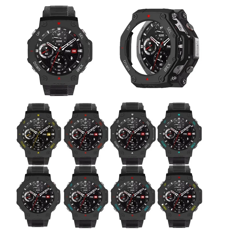 

High Quality TPU Protective Case fFor Amazfit T-Rex 3 Smart Watch Protective Shell Frame PC Cover for Huami Amazfit T-Rex 3