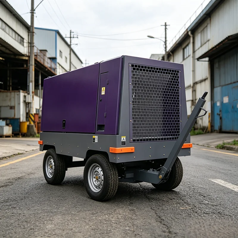 EPA Certification 27m3 Compressor 18 22 25 34 bar 850cfm Mobile Portable Diesel Engine Screw Air Compressor for Mining