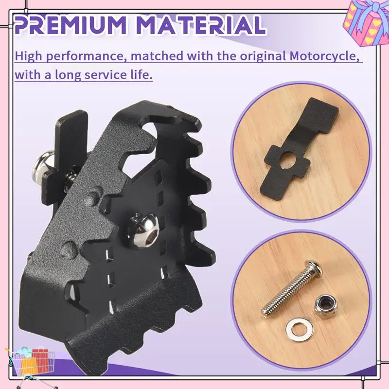 

A77T-For YAMAHA TENERE 700 Tenere700 XTZ 700 T700 Motorcycle Brake Lever Extension Pedal Step Tip Plate Enlarge Extender