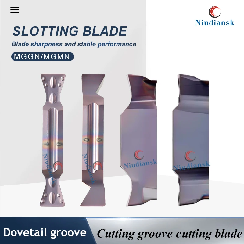 

MGGN200/300/400R/L MGMN300/400/500-30/17/25-7/25-11 CNC Lathe Dovetail Groove Slotting Blade Stainless Steel Lathe Cutting Blade