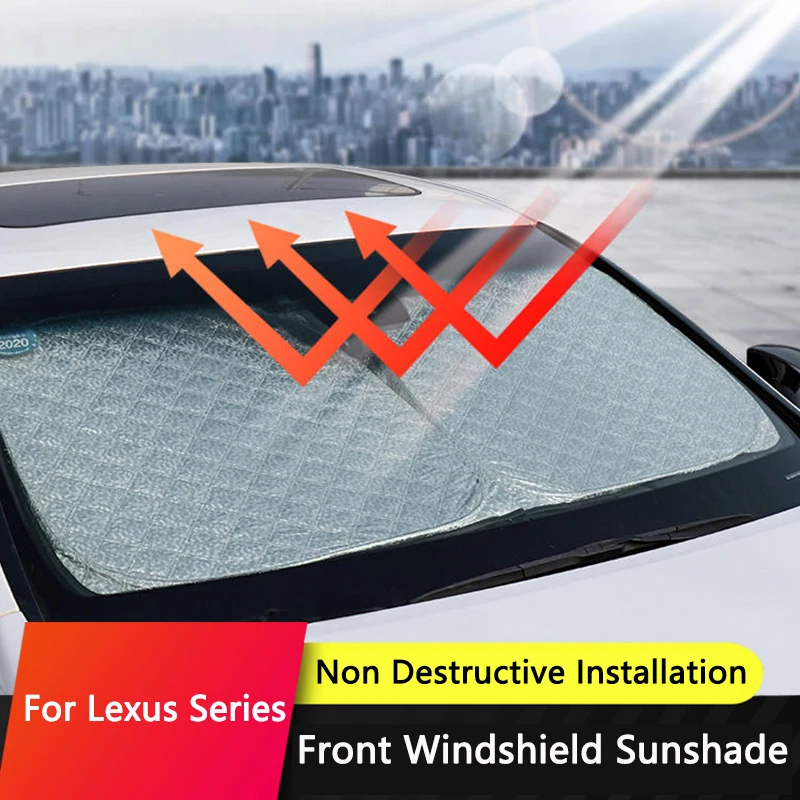 TAJIAN Car Front Windshield Sunshade Sunscreen Interior Accessories  For Lexus 18-24 ES/23-24 RX/22-24 NX/13-17 ES