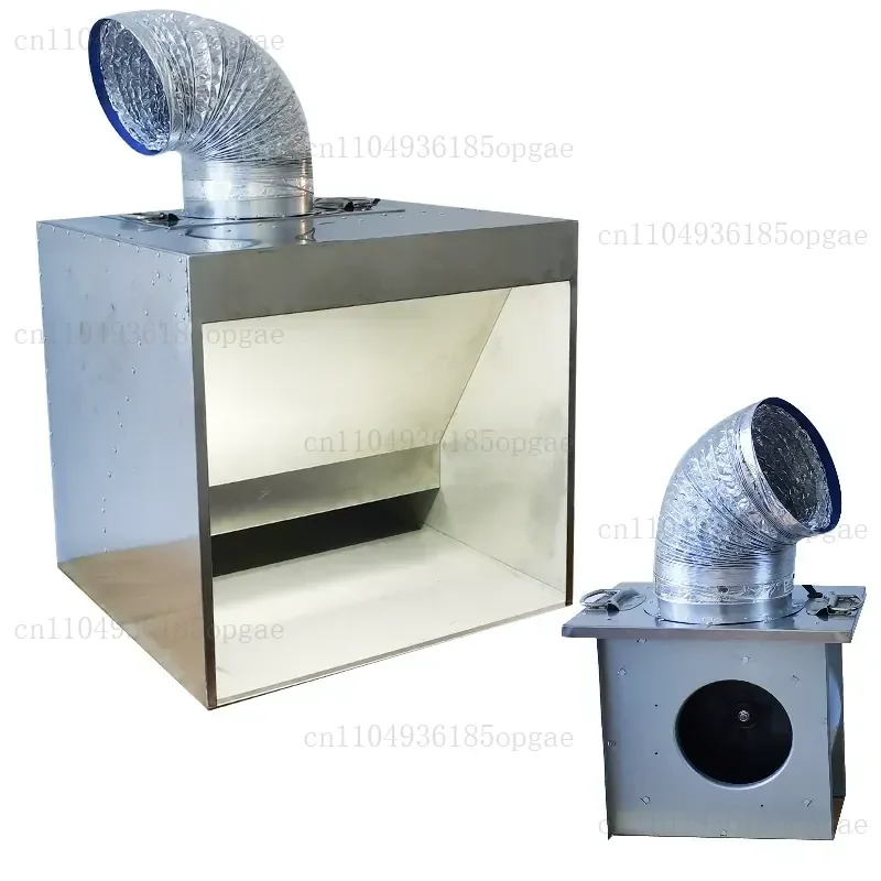 stainless steel negative pressure spraying box for fan Exhaust bellows Model Spray box Ventilation fan