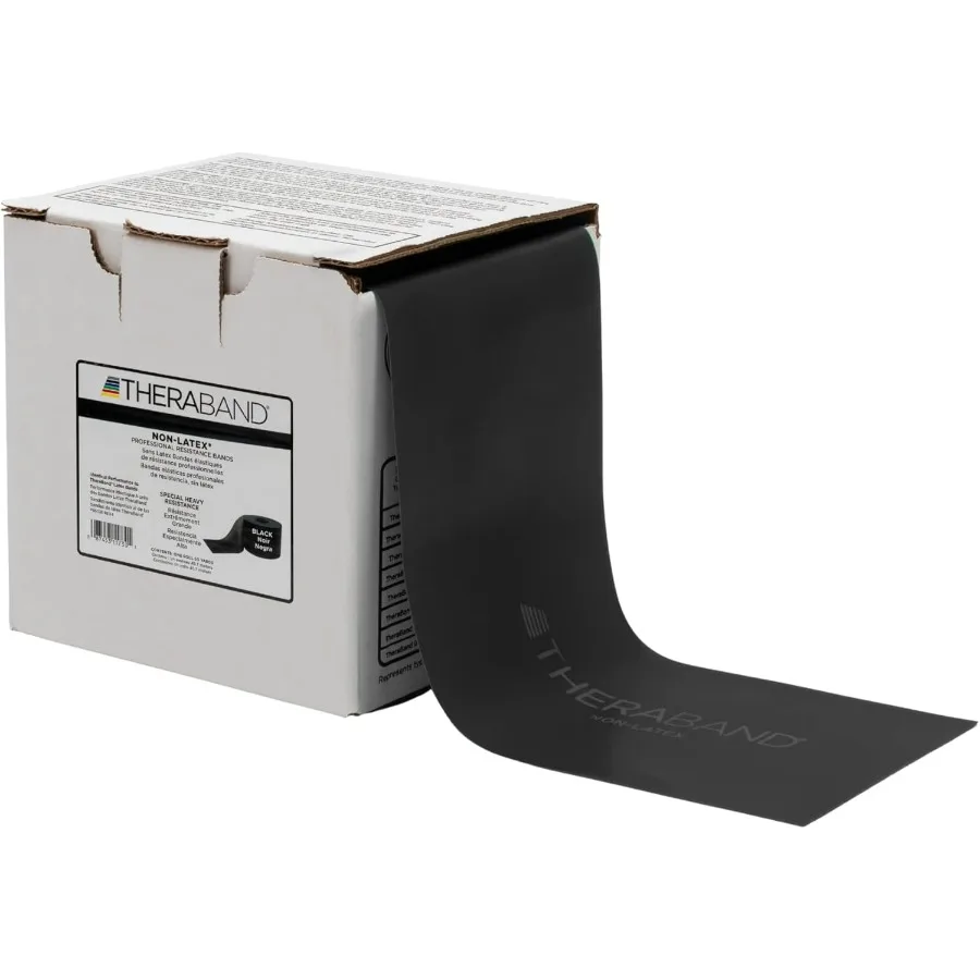 

Эспандер, черный, специальный тяжелый, рулон на 50 ярдов, латексная резинка для упражнений