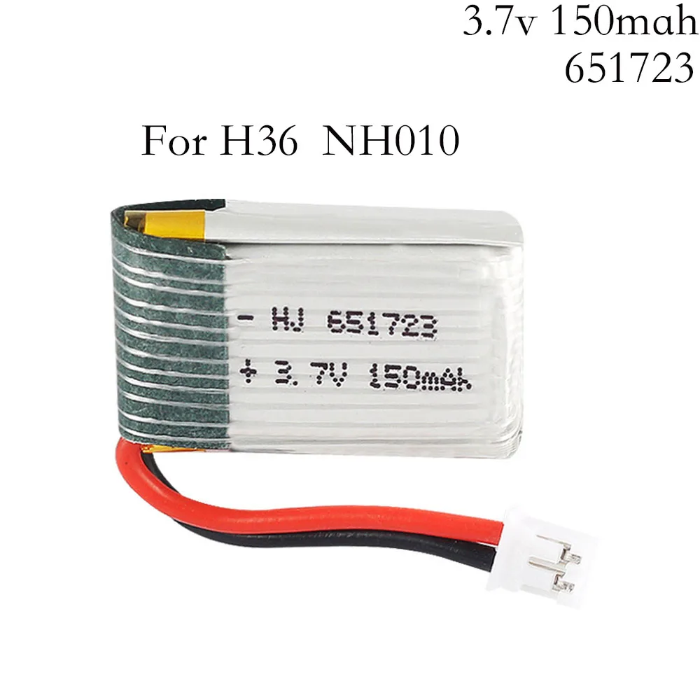 3.7v 150mah 30C For H36 F36 NH010 E010 E010C E011 E013  Battery RC Quadcopter Spare parts 3.7 v 150mah lipo Battery 1pcs