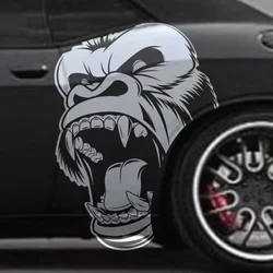 Angry Gorilla Kong Car Styling Stickers Decal King Kong Animals Growling Gorilla Side of Car Graphic Vinyl Decals Accessories