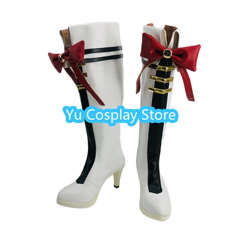 Yu Cosplay Store Uma Musume Pretty Derby Gold Ship Scarpe Cosplay Halloween Gioco di ruolo Scarpe Stivali Anime Gioco Costume Puntelli Anime