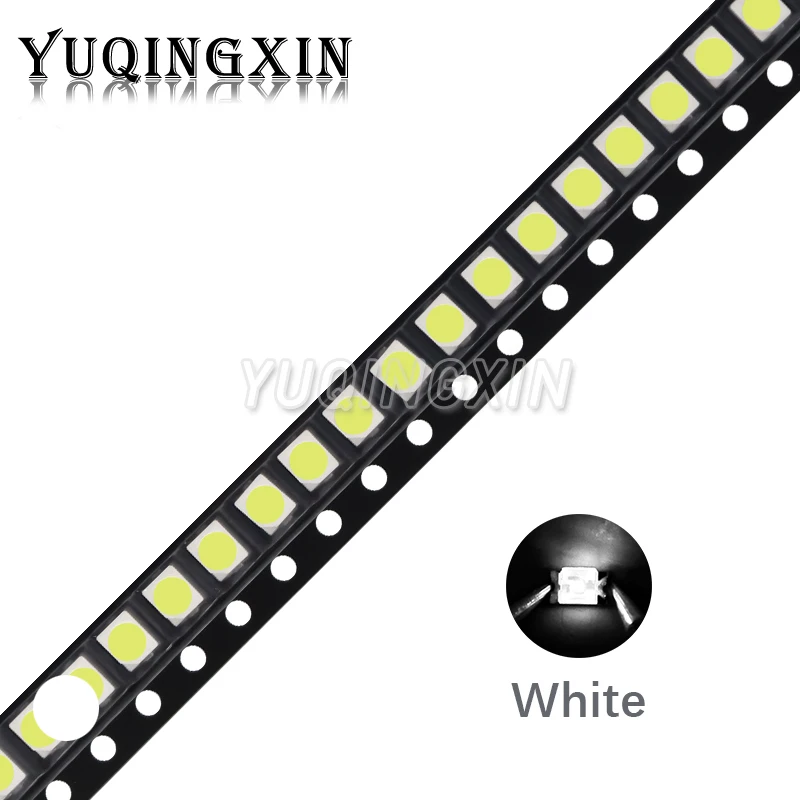 One Roll 5050 3528 1210 SMD LED White Red Blue Yellow Green Orange Warm White Pink Purple Light Emitting Diode