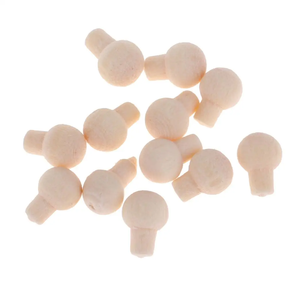 12 Stück 1/12 Miniatur-Puppenhaus, Vintage-Hardware, Holztür, Schubladengriffe, Puppenhaus, Möbelzubehör