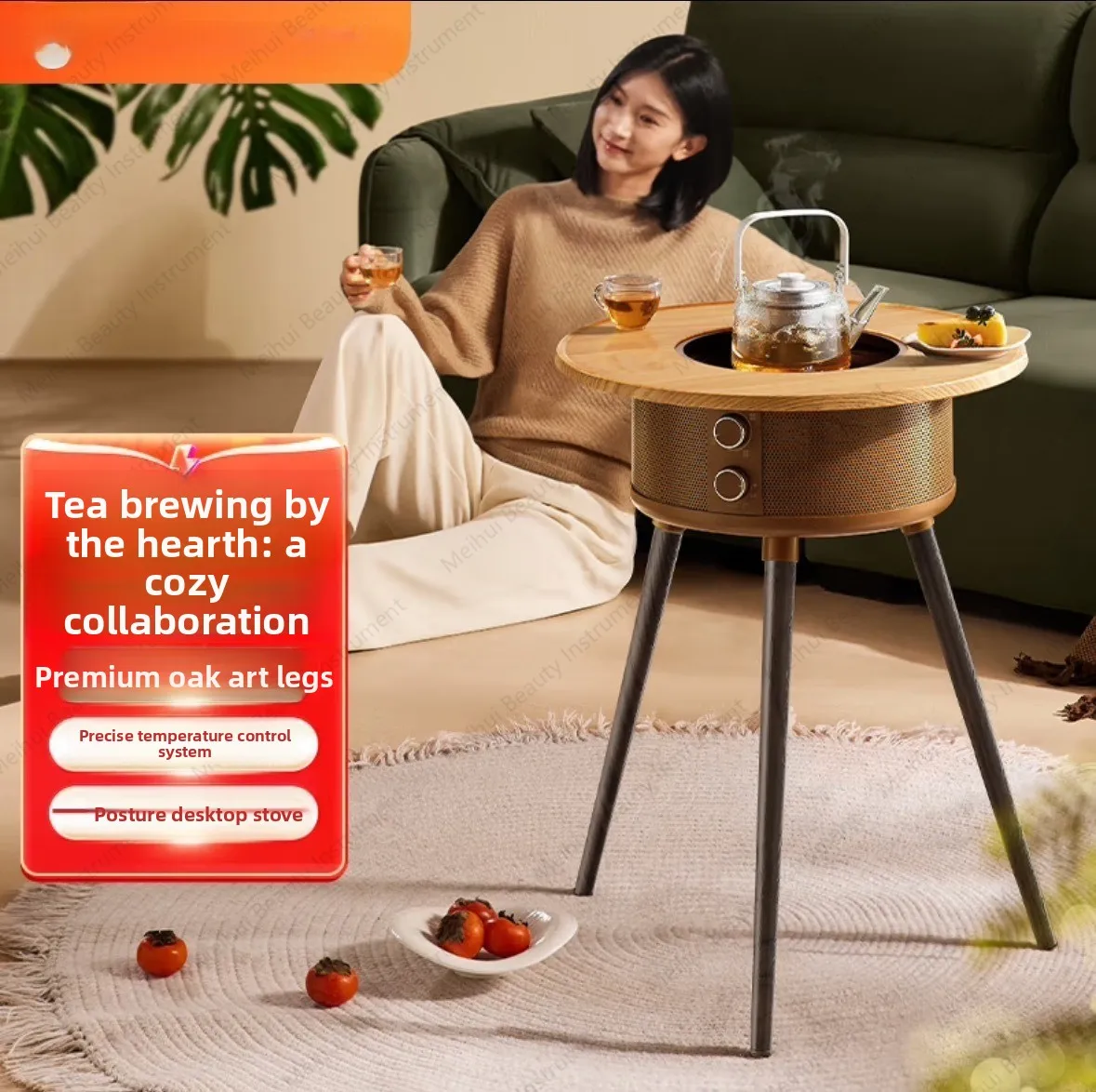 فرن صانع الشاي AIR13pro الأشعة تحت الحمراء البعيدة التدفئة مشعاع كهربي طاولة التدفئة الكهربائية السيراميك موقد الماء المغلي لصنع الشاي