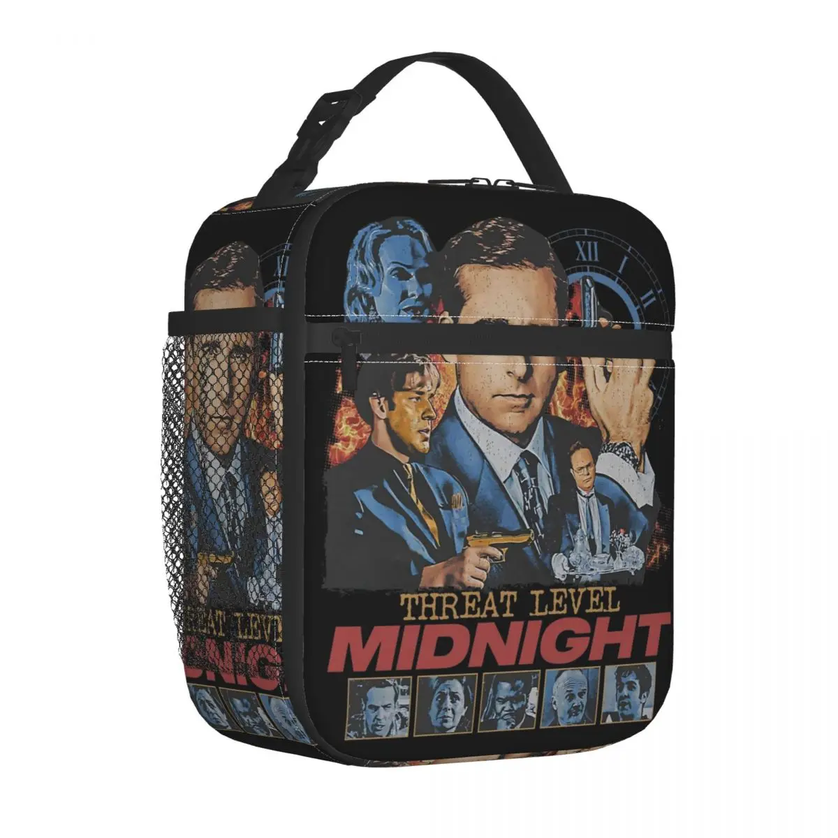 

The Office Threat Level Midnight Tv Show Insulated Lunch Bag Thermal Bag High Capacity Tote Lunch Box Food Handbags College