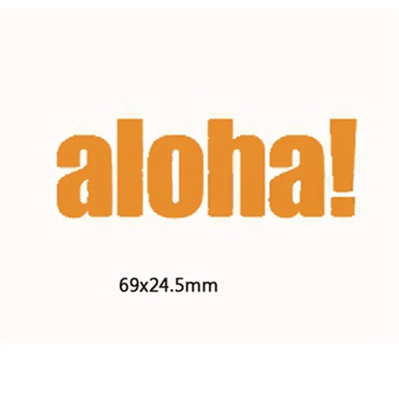Road Trip Aloha ! Metal Cutting Dies Stencils for DIY Scrapbooking Photo Album Decorative Embossing Paper Crafts Die Cut 2019