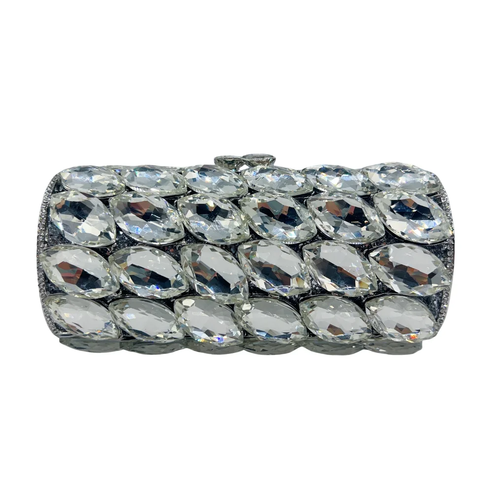 

Стеклянный цилиндрический клатч, вечерняя женская сумка с прозрачной трубкой. Современный кошелек OEM на заказ, низкий минимальный заказ оптом от прямой продажи с фабрики