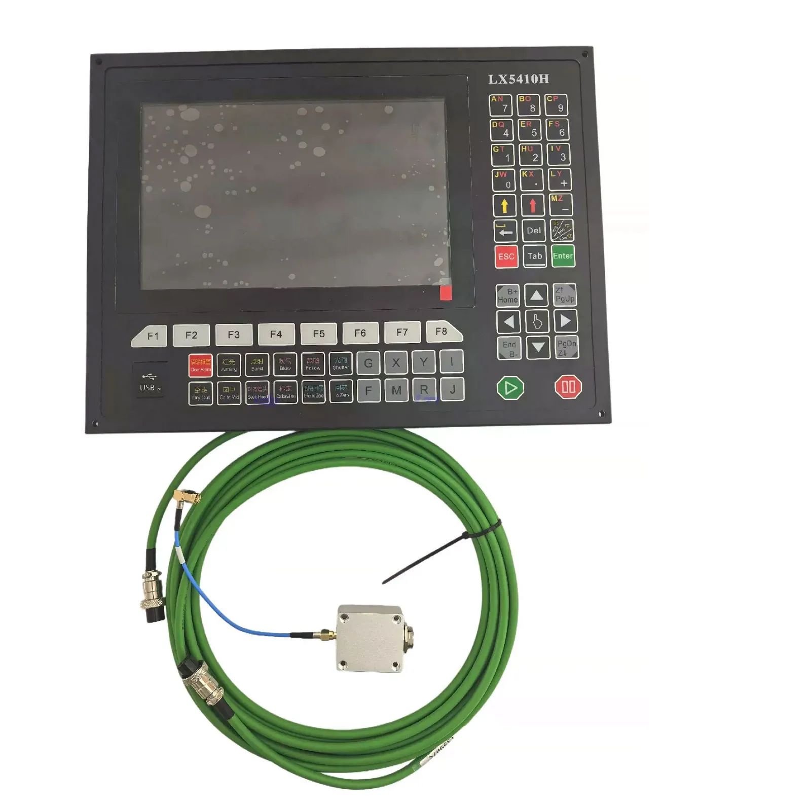 Maxgeek L5410H Portable 4-Axis CNC Controller Laser Cutting Control System with 10.1-Inch Touch Screen for FangLing