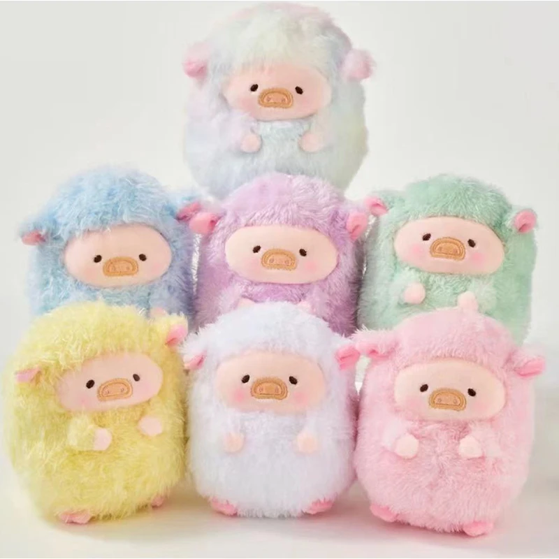 Canned Pig LuLu Pig Rainbow Pig Sheep Blind Box Kawaii Doll  Surprise Mystery Box Collectible Cute Plush Doll for Girls Toys