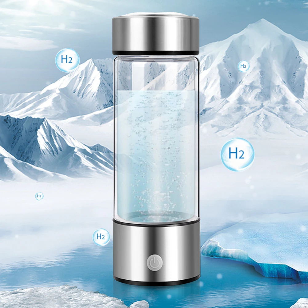 Hydrogen-Rich Water Cup Electric Hydrogen Rich Water Generator Bottle Titanium Quality Filter Portable Antioxidant Lonizer