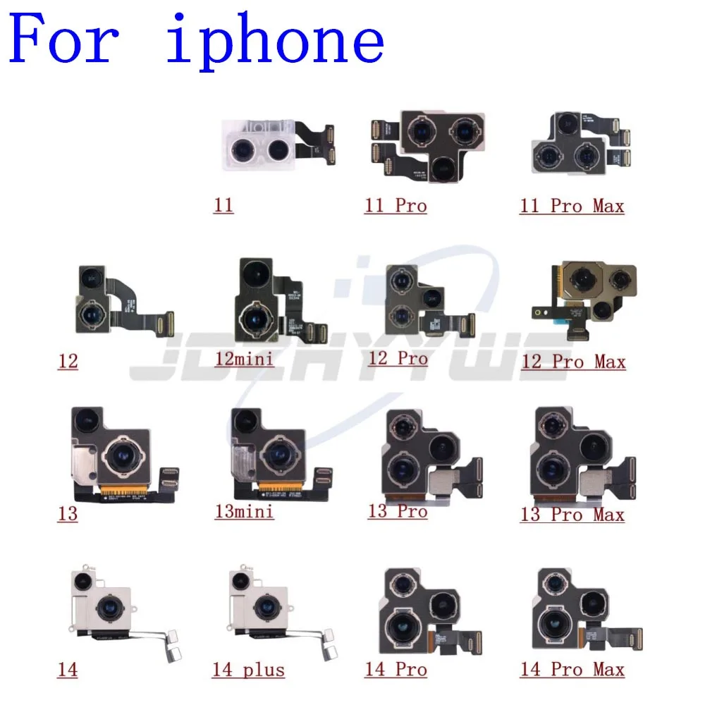 Back Camera Moulds For iPhone 11 Pro Max 12 Pro Mini Max 13 Pro Max Mini 14 Pro Max Plus Back Main Real Camera Sensor Flex Cable