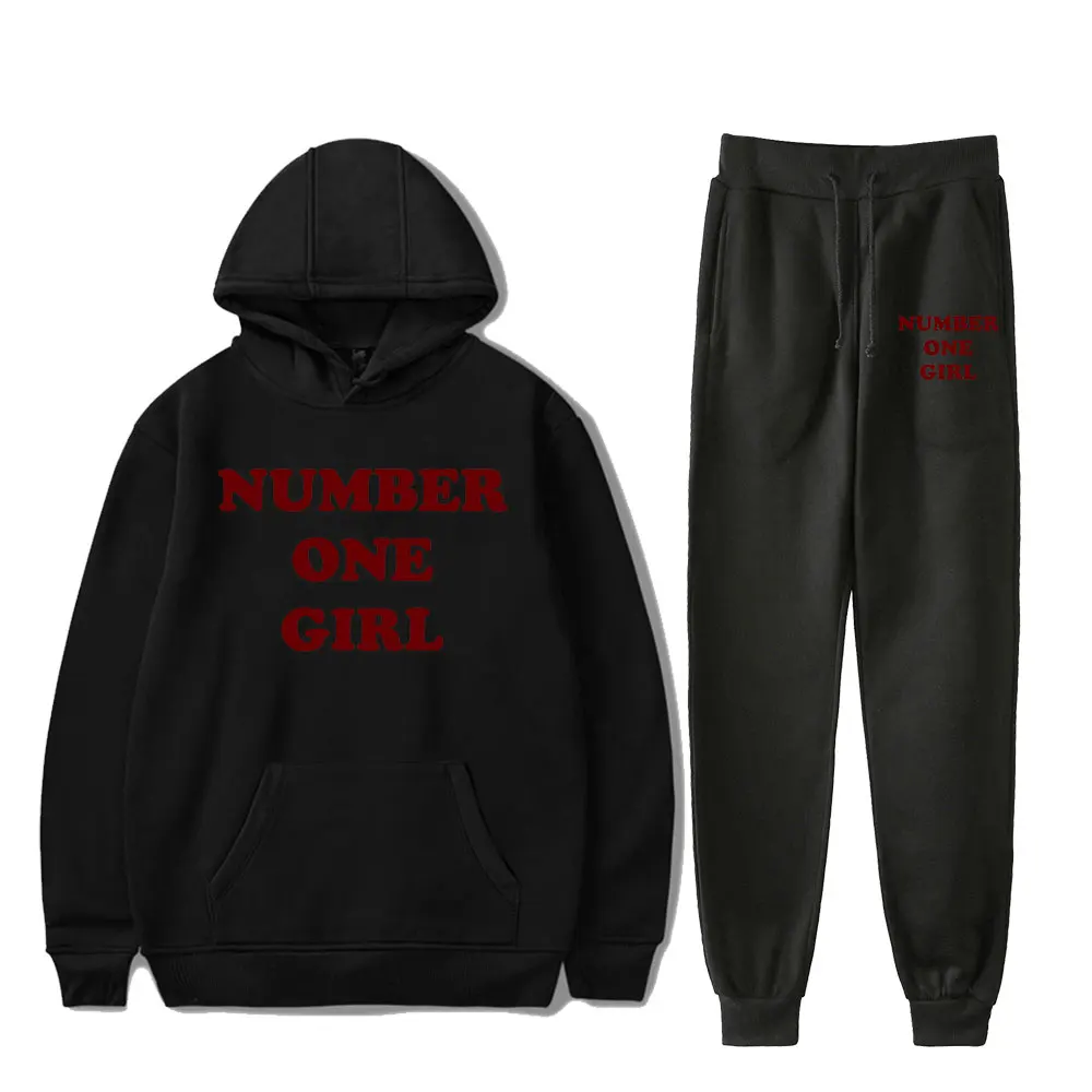 Number One Girl Retro Y2k Vintage 90s PULLOVER HOODIE Merch Hoodies Set Men Women Hoodies Pants Two-Piece