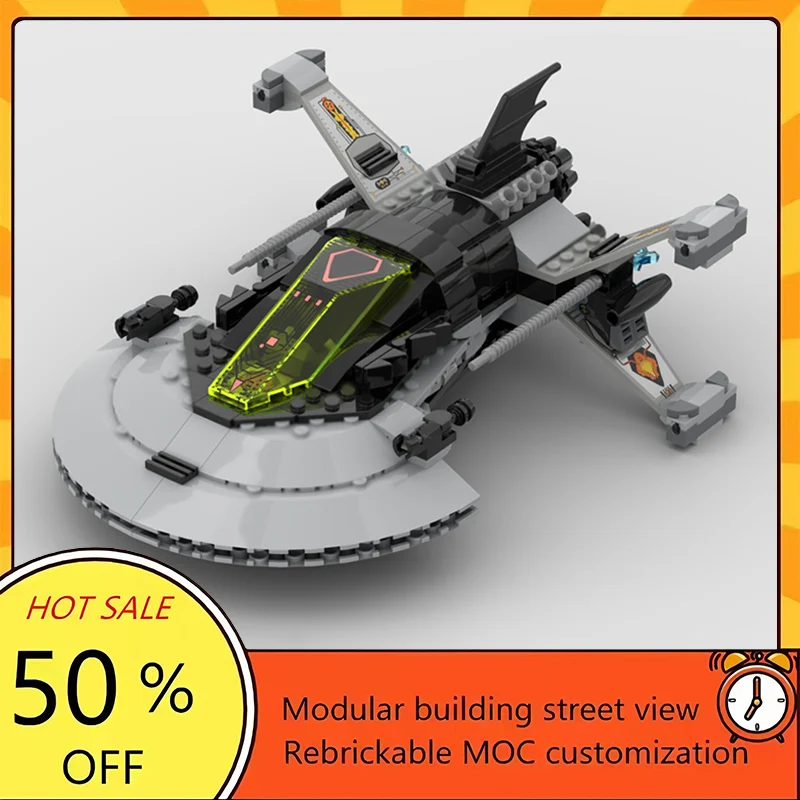 

355PCS Popular Space War Movie Model MOC Building Bricks Spaceship Modular Technology Gifts Holiday Assemble Children Toy Suit