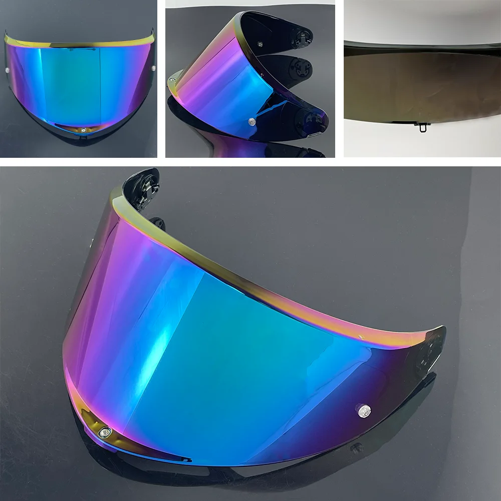 K6S Viseiras Capacete Helmet Face Shield Visor Windshield for AGV K6 High Toughness Strength Sunshield Electroplating Process image 3