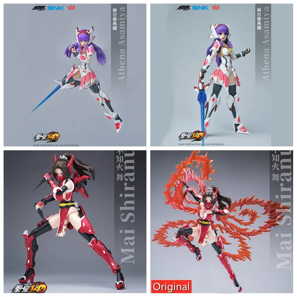 IN Stock Original YCY-Mai Shiranui SNK 1/12 Kawali Athena Asamiya Mobile Suit Girl Assembly Model Kit Action Toy Figure IN STOCK