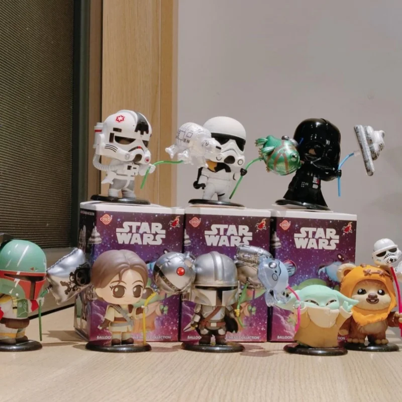 

Официальные горячие игрушки, серия воздушных шаров «Звездные войны», Cosbi, модная слепая коробка, игрушки, мини-кукла Marvel Deadpool, Железный человек, Росомаха, подарок