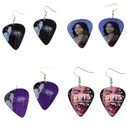 Olivia Sour GUTS Earrings Singer WORLD TOUR Series Acrylic Pendant Earrings Sister Olivia Jewelry Inspired Gifts for Women Fans