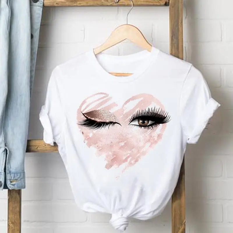 2023 Funny facial features Pattern T-shirt Women creativity Summer Original Cool Girls Harajuku Female Fashion Tops ladies Shirt