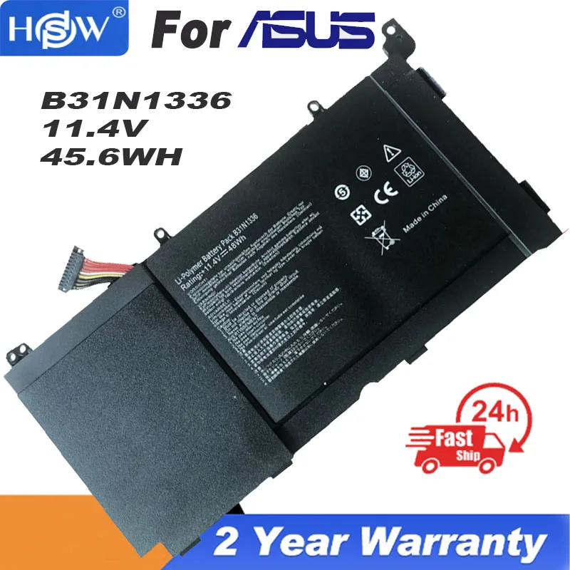 New B31N1336 C31-S551 Laptop Battery for ASUS VivoBook S551 S551LB S551LA R553L R553LN R553LF K551LN V551 V551LA